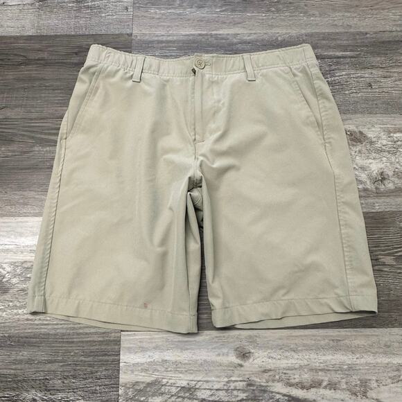 Under Armour UA Drive Golf Shorts Khaki Color Mens 35 Stretch Performance Golfer - Picture 1 of 12